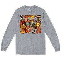 Heather Grey let's do this boys softball Long Sleeve Tee - Jasminsmagicworld