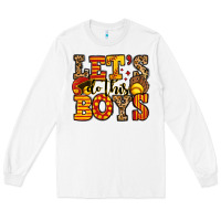 White let's do this boys softball Long Sleeve Tee - Jasminsmagicworld