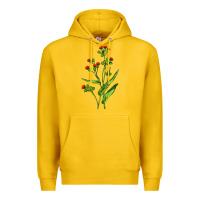 Lemon Tassel Flower Illustrations Premium Hoodie - LillyAllenDesigns