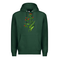 Sports Green Tassel Flower Illustrations Premium Hoodie - LillyAllenDesigns