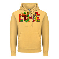 Vintage Mustard Mexico Love Vintage Hoodie - texasbilliewilder