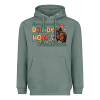 Sage have yourself a rowdy howdy christmas Heavyweight Hoodie - MaliasSmallBusiness