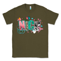 Army Green nicu Classic Tee - AdoDesignShop