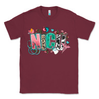 Burgundy nicu Classic Tee - AdoDesignShop