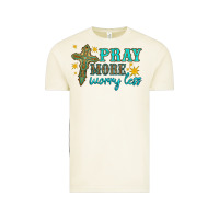 Vintage Arctic pray more worry less Vintage Tee - HRA Design Shop