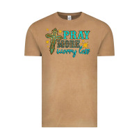 Vintage Camel pray more worry less Vintage Tee - HRA Design Shop