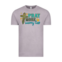 Vintage Zinc pray more worry less Vintage Tee - HRA Design Shop