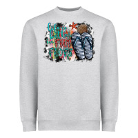Heather Grey life is better in fılp flops Heavyweight Sweatshirt - SublimationCraftShop
