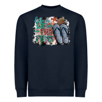 Navy life is better in fılp flops Heavyweight Sweatshirt - SublimationCraftShop