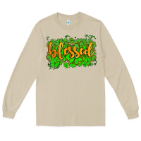 Mushroom blessed with  shamrocks Long Sleeve Tee - AdoDesignShop