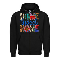 Black Home Sweet Home Zipper Hoodie - LillyAllenDesigns