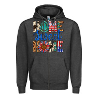 Charcoal Heather Home Sweet Home Zipper Hoodie - LillyAllenDesigns