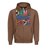 Chestnut Home Sweet Home Zipper Hoodie - LillyAllenDesigns