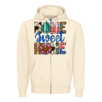 Sandshell Home Sweet Home Zipper Hoodie - LillyAllenDesigns