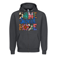 Smoke Home Sweet Home Zipper Hoodie - LillyAllenDesigns