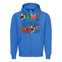 True Royal Home Sweet Home Zipper Hoodie - LillyAllenDesigns