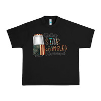 Black getting star spangled hammered Urban Heavy Tee - CowhideDigitalArt