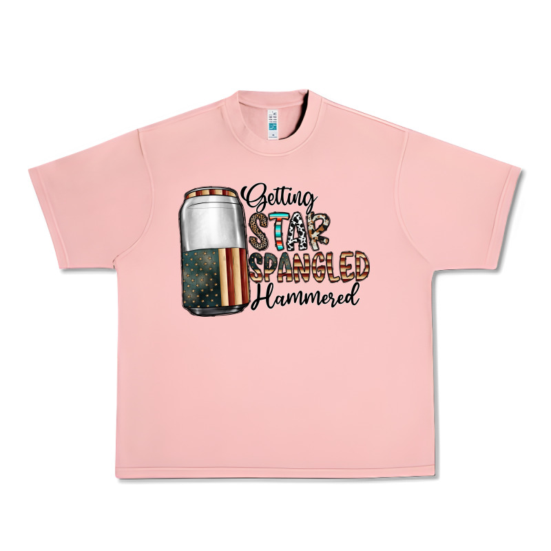Getting Star Spangled Hammered Urban Heavy Tee by CowhideDigitalArt | Teevron