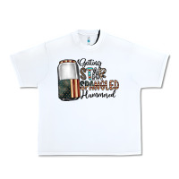 White getting star spangled hammered Urban Heavy Tee - CowhideDigitalArt