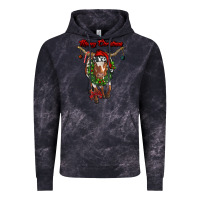 Cloud Black merry christmas longhorn cow Vintage Hoodie - RanaPortraitStore