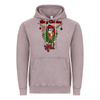Vintage Zinc merry christmas longhorn cow Vintage Hoodie - RanaPortraitStore