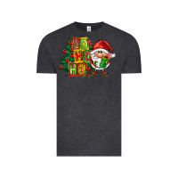 Vintage Black ho ho ho santa gnomes Vintage Tee - FaDigitalArtStudio