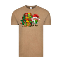 Vintage Coffee ho ho ho santa gnomes Vintage Tee - FaDigitalArtStudio