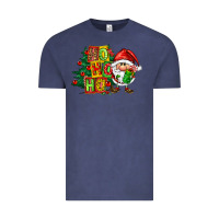 Vintage Denim ho ho ho santa gnomes Vintage Tee - FaDigitalArtStudio