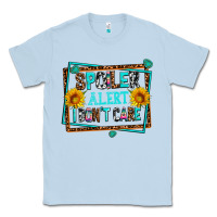 Dusty Blue spoiler alert i dont care Classic Tee - AdoDesignShop