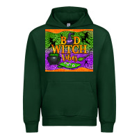 Forest Green bad witch vibes Urban Hoodie - NancyCooperArtShop