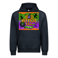 Navy bad witch vibes Urban Hoodie - NancyCooperArtShop