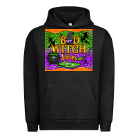 Pigment Black bad witch vibes Urban Hoodie - NancyCooperArtShop