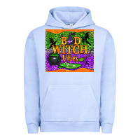 Pigment Grape Ice bad witch vibes Urban Hoodie - NancyCooperArtShop