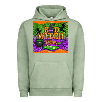 Pigment Oil Green bad witch vibes Urban Hoodie - NancyCooperArtShop