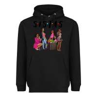 Black sista sisters afro black women Heavyweight Hoodie - NancyCooperArtShop