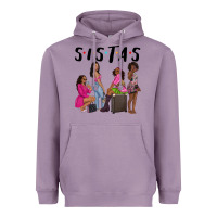 Lavender sista sisters afro black women Heavyweight Hoodie - NancyCooperArtShop