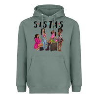 Sage sista sisters afro black women Heavyweight Hoodie - NancyCooperArtShop