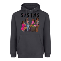 Smoke sista sisters afro black women Heavyweight Hoodie - NancyCooperArtShop