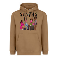 Toasted Coconut sista sisters afro black women Heavyweight Hoodie - NancyCooperArtShop