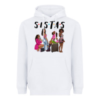 White sista sisters afro black women Heavyweight Hoodie - NancyCooperArtShop