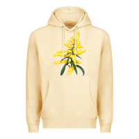 Pina Colada Botanical Goldenrod Illustrations Premium Hoodie - LillyAllenDesigns