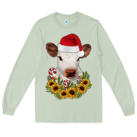 Matcha calf sunflower christmas Long Sleeve Tee - JahusDesignShop