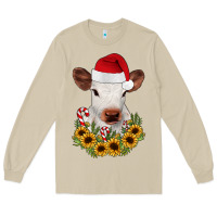 Mushroom calf sunflower christmas Long Sleeve Tee - JahusDesignShop