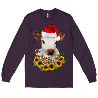 Plum calf sunflower christmas Long Sleeve Tee - JahusDesignShop