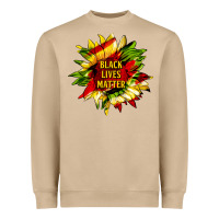 Mushroom black lives matter sunflower Heavyweight Sweatshirt - HRA Design Shop