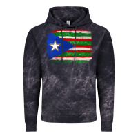 Cloud Black Mexico and Puerto Rico Flag Vintage Hoodie - texasbilliewilder