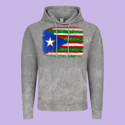 Mexico And Puerto Rico Flag Vintage Hoodie Designed By Texasbilliewilder