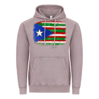 Vintage Zinc Mexico and Puerto Rico Flag Vintage Hoodie - texasbilliewilder