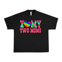 Black i love my two moms Urban Heavy Tee - HRA Design Shop