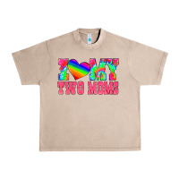 French Oak i love my two moms Urban Heavy Tee - HRA Design Shop